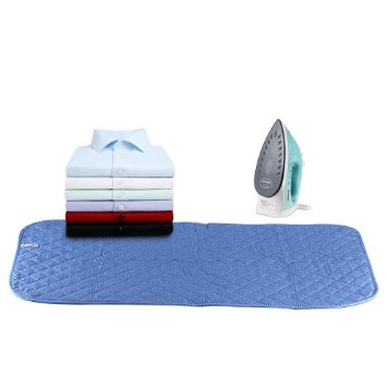 WOPOW® Touch Up Topper Double Strength Magnetic Pull Force Ironing Mat Blanket (blue )
