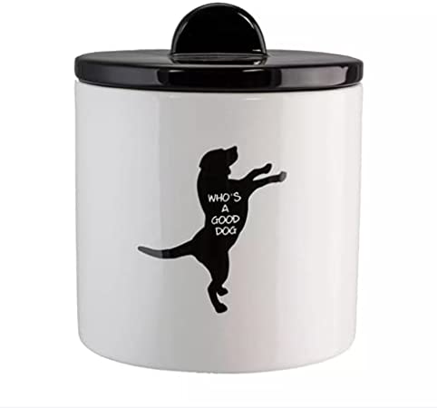 Kovot Pet Snack or Treats Jar - Ceramic Treats Jar with Airtight Lid