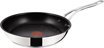 Tefal Jamie Oliver Stainless Steel Premium Series Non-Stick Frypan-28cm, 28cm