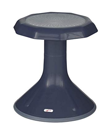 ECR4Kids ELR-15615-NV Ace Active Core Engagement Wobble Stool for Kids Flexible Classroom and Home Seating, 15" H, Navy