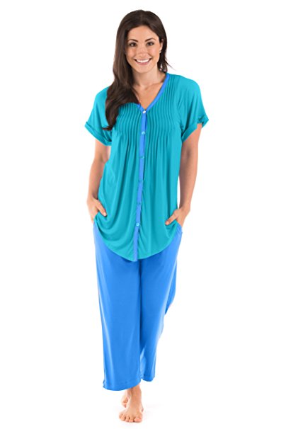 TexereSilk Texere Women's Pajama Set Sleepwear - Luxury Nightwear for Her WB9992