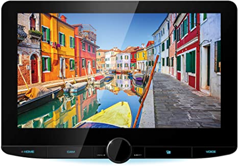 Kenwood DMX1037S 10.1" Floating Panel Digital Multimedia Receiver (Does not Play CDs/DVDs) | Apple CarPlay & Android Auto Ready | 10.1” high-Definition Display