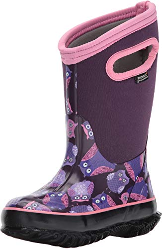 Bogs Kids Classic High Waterproof Insulated Rubber Rain and Winter Snow Boot for Boys, Girls and Toddlers, Multiple Color Options