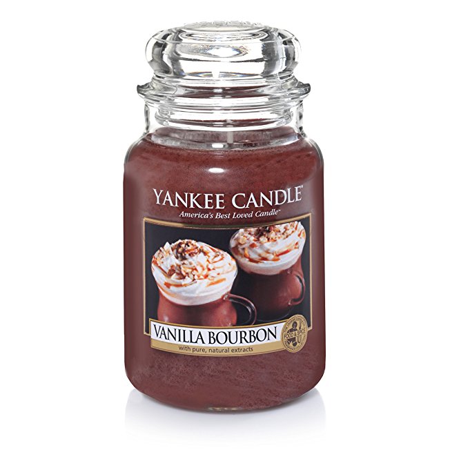 Yankee Candle Large Jar Candle, Vanilla Bourbon