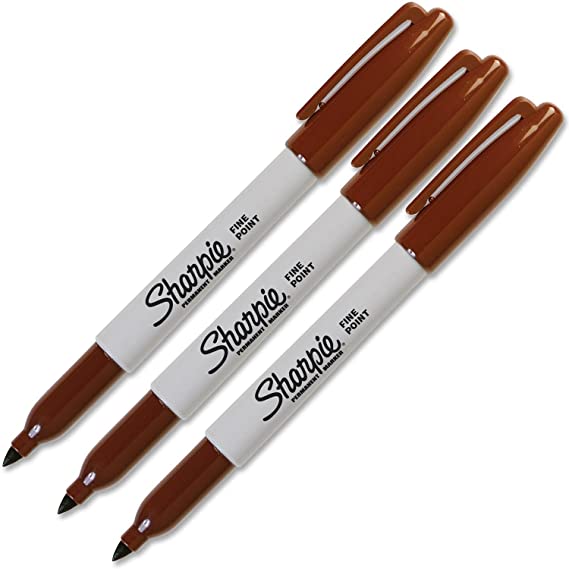 Sharpie Fine Point Brown Original Permanent Marker(VAR) (3)