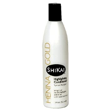 Shikai - Henna Gold Highlighting Conditioner, Brings Out Highlights & Shine, Adds Luxurious Body, Plant-Based Formula with Non-Coloring Henna (Fragrance, 12 Ounces)