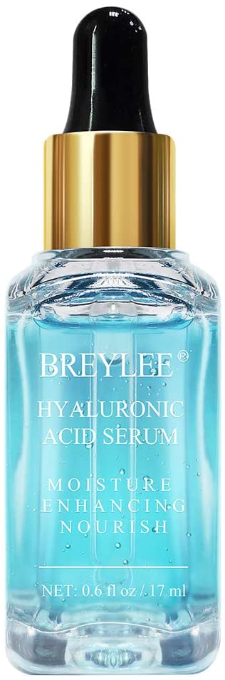 Hyaluronic Acid Serum, BREYLEE Moisturizing Face Serum Natural Facial Serum for Enhancing Nourishing Hydrating Face Skin Care (17ml, 0.6Fl Oz)