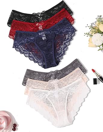 Avidlove Lace Underwear for Women Sexy Hipster Panties Breathable Bikin Panty 3-6 Packs