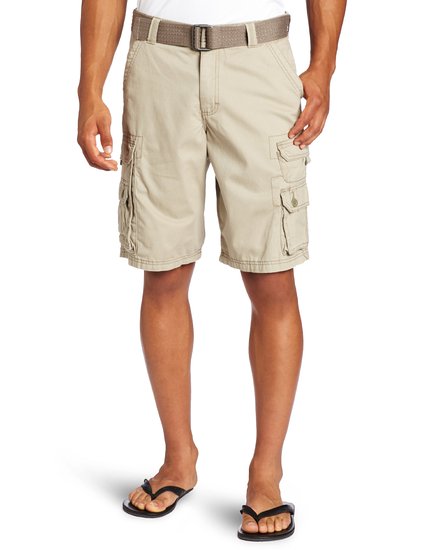 Lee Men's Big-Tall Dungarees Belted Wyoming Cargo Short