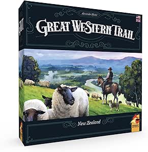 Great Western Trail 2nd Edition New Zealand Board Game - Embark on a Unique Cattle Ranching Adventure! Strategy Game for Kids & Adults, Ages 12 , 1-4 Players, 75-150 Min Playtime Made by Eggertspiele