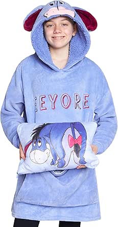 Disney Stitch Blanket Hoodie Kids Teenagers - 2 in 1 Oversized Fleece Hoodie Baby Yoda - Stitch Gifts