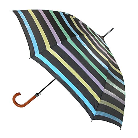 RainStopper Unisex Color Changing Stripe Stick Umbrella