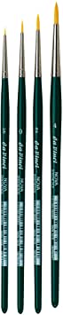 DA VINCI 5235 Series Synthetics Brush Set, Bristle, Purple/Green/Black/White, 30 x 30 x 30 cm