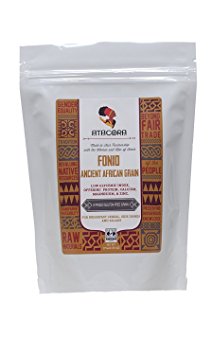 Atacora - Fair Trade Raw Fonio Low Glycemic Index Ancient African Grain (Gluten-Free) - 16 Oz.