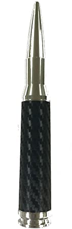AntennaX 50 Cal Silver Bullet (5.5-inch) Ammo Antenna for GMC Yukon