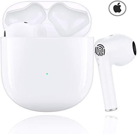 Wireless Earbuds Bluetooth 5.0 Headphones in Ear Ear buds with Charging Case,IPX5 Waterproof Sports Headsets with Noise Cancelling Mic,Touch Control for Apple Airpods/iPhone/Android