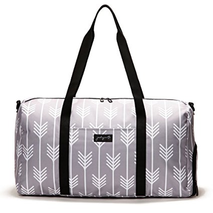 Jadyn B 22" Women's Weekender Duffel Bag with Shoe Pocket