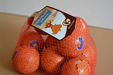 Orange Foiled Satsumas - Milk Chocolate Balls Net Kinnerton Nut Free 135g