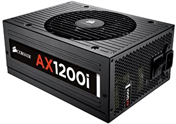 Corsair CP-9020008-UK Professional Series Digital AX1200i ATX/EPS Fully Modular 80 PLUS Platinum Power Supply Unit, 1200 W