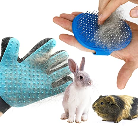 Dasksha Rabbit Grooming Kit with Rabbit Grooming Brush - Rabbit Hair Brush and Rabbit Hair Remover- Bunny & Guinea Pig