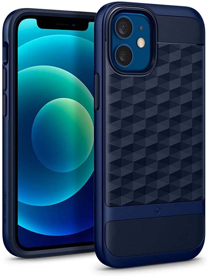 Caseology Parallax for Apple iPhone 12 Mini Case (2020) - Midnight Blue