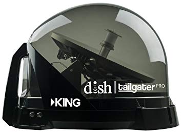 KING VQ4900 DISH Tailgater Pro Portable/Roof Mountable Satellite TV Antenna (for use with DISH)