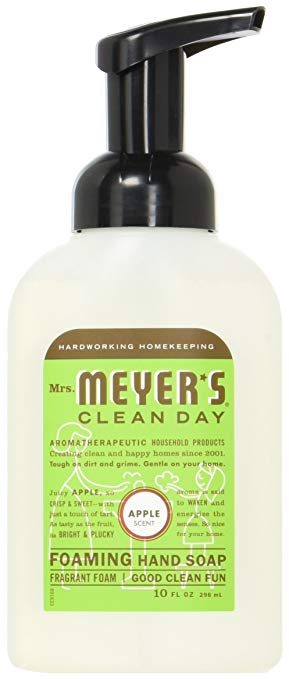 Mrs. Meyer's Foaming Hand Soap, Apple, 10 Fluid Ounce