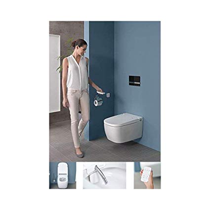 Vitra V-Care Comfort 5674B403-6124 Flush-Mounted Shower Toilet with Taharet / Bidet