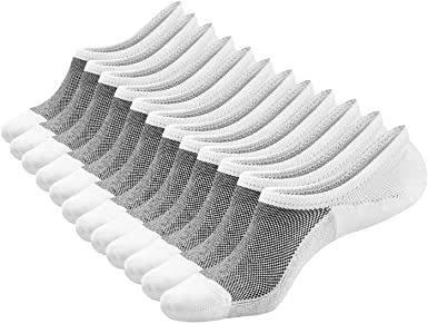 Mens No Show Socks Men Ankle Socks Low Cut Non slip Casual Invisible Cotton Socks Fiream