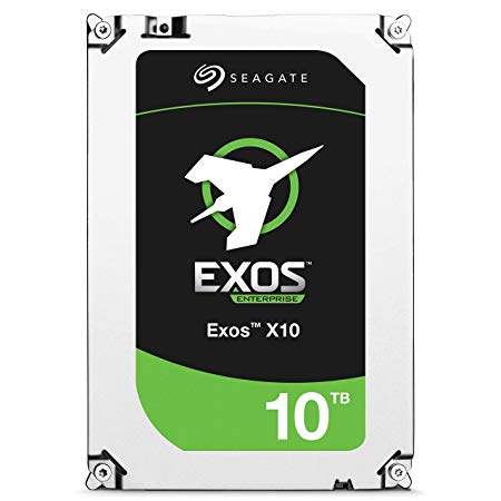 Seagate Exos X10 10TB SATA 6Gb/s 256MB Cache Enterprise Hard Drive 3.5" - Frustration Free Packaging (ST10000NM0086)