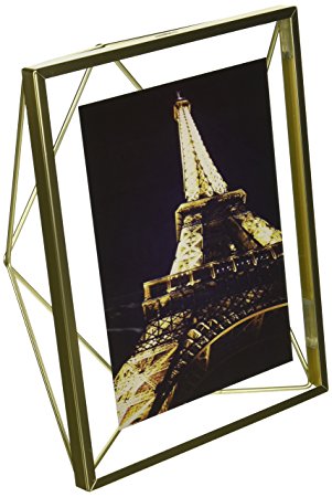 Umbra Prisma Picture Frame, 5 by 7-Inch, Matte Brass