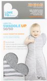 Love To Dream Swaddle UP- 5050- Gray Stripe- Large 185-24 lbs