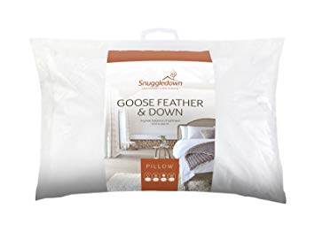 Snuggledown Goose Feather and Down Medium/Firm Pillow