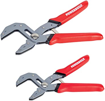 Powerbuilt 2 Pc. Power Grip Auto-Adjusting Pliers, 7 in, 10 in. Sizes - 240320