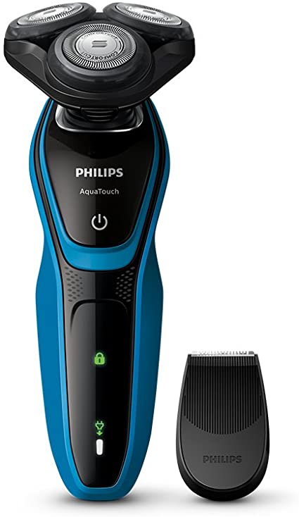 Philips S5050/04 AquaTouch Wet & Dry Men's Electric Shaver with Precision Trimmer