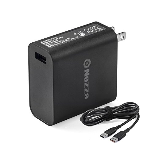 Nozza 40W Power Adapter Charger Replacement for Yoga 3 Pro Convertible Ultrabook Tablet,2A/5.2V