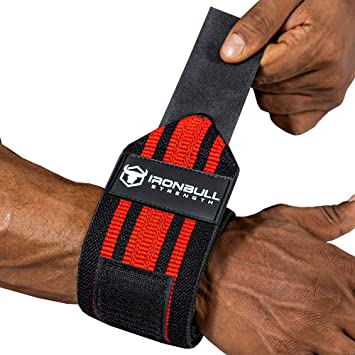 Wrist Wraps for Weightlifting - PRO Line - Workout Wrist Straps for Weight Lifting, Powerlifting, Fitness and Gym - Medium Stiffness for Men