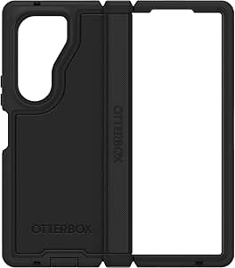 OtterBox Galaxy Z Fold6 Defender Series XT Case - BLACK, screenless, rugged hinge protection, lanyard attachment, PowerShare and wireless charging compatible