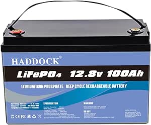 12V 100Ah LiFePO4 battery 1280Wh lithium iron phosphate battery 5000 deep cycle battery Comes with BMS environmentally friendly lithium-ion battery Overnight in the car RV camping