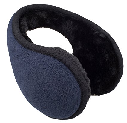 Knolee Unisex Classic Fleece Earmuffs Foldable Ear Muffs Winter Accessory Outdoor EarMuffs