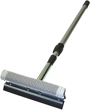 Carrand 9049 Deluxe 8" Metal Squeegee with 42" Steel Extendable Handle