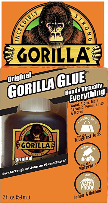 Gorilla 50002 Original Glue, 2 oz., Brown