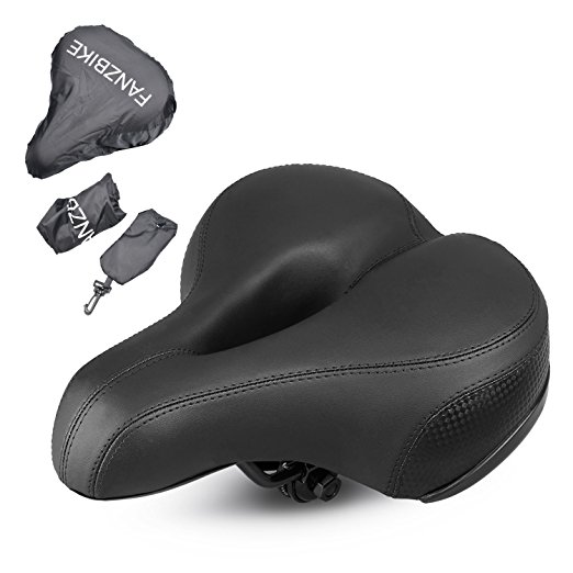 Soft Cushion Bicycle Bike Saddle for Women - Comfortable Bike Seat - Night Riding and Moutain Outdoor Cycling - Comfort for Cruiser
