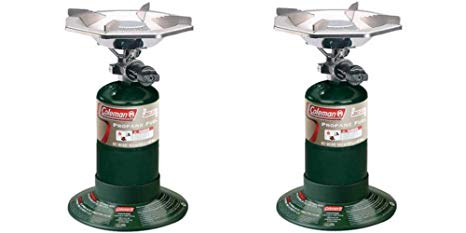 Coleman Portable Propane Burner Bottle Top Stove/Set of 2