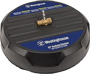 Westinghouse Universal 15” Pressure Washer Surface Cleaner Attachment - 3400 Max PSI, 1/4” Connector - for Gas and Electric Pressure Washers