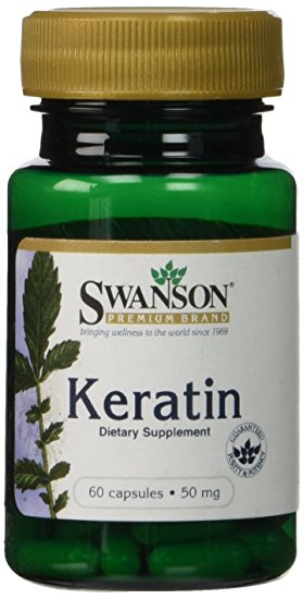 Swanson Keratin 50 mg 60 Caps