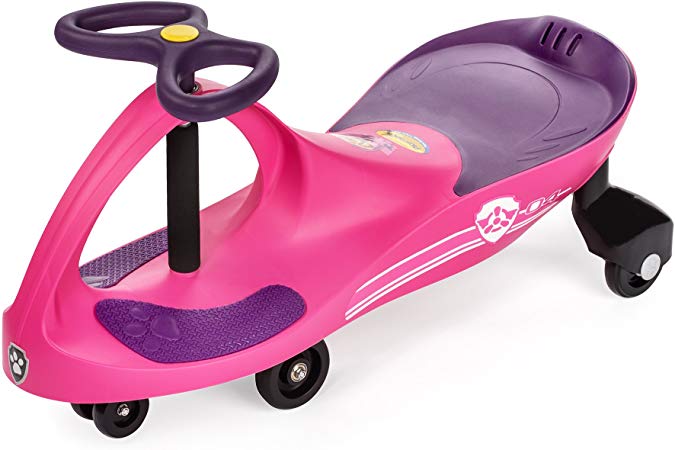 PAW Patrol - The Original PlasmaCar by PlaSmart Inc. - Skye – Pink, Ride On Toy, Ages 3 yrs and up, No batteries, gears, or pedals, Twist, turn, wiggle for endless fun