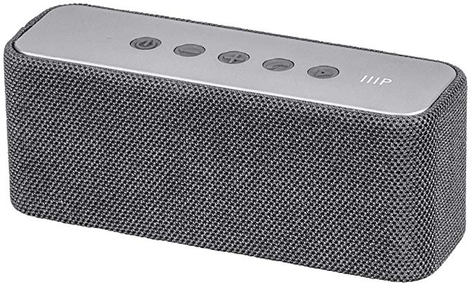 Monoprice Harmony Mini Bluetooth Wireless Speaker - Grey | 10 Watts, Up to 8 Hours of Playback, Portable, On The go