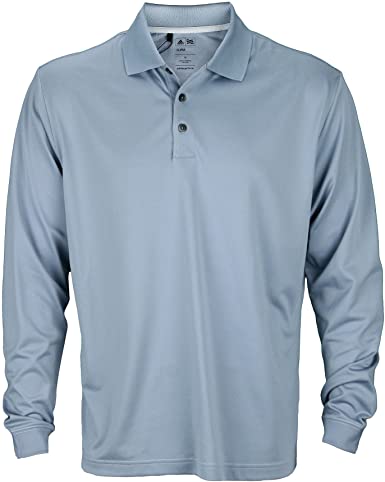 adidas Men's Climacool Long Sleeve Pique Polo Shirt