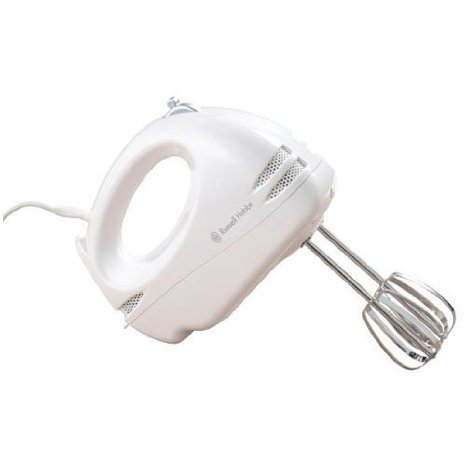 Russell Hobbs 14451 Food Collection Hand Mixer 6 Speed, 125 W - White